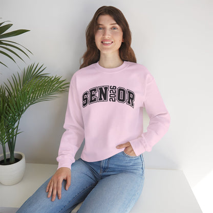2026 Senior Crewneck Sweatshirt, Unisex Graduation Sweatshirt, Class of 2026 Sweatshirt, Senior Year Apparel, Comfy Graduation Gift