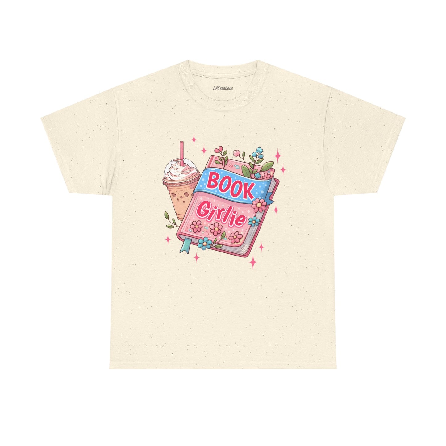 Cute Bookish Girlie Tee - Perfect for Readers, Gifts, Summer Fun, Book Club Shirts, Casual Wear