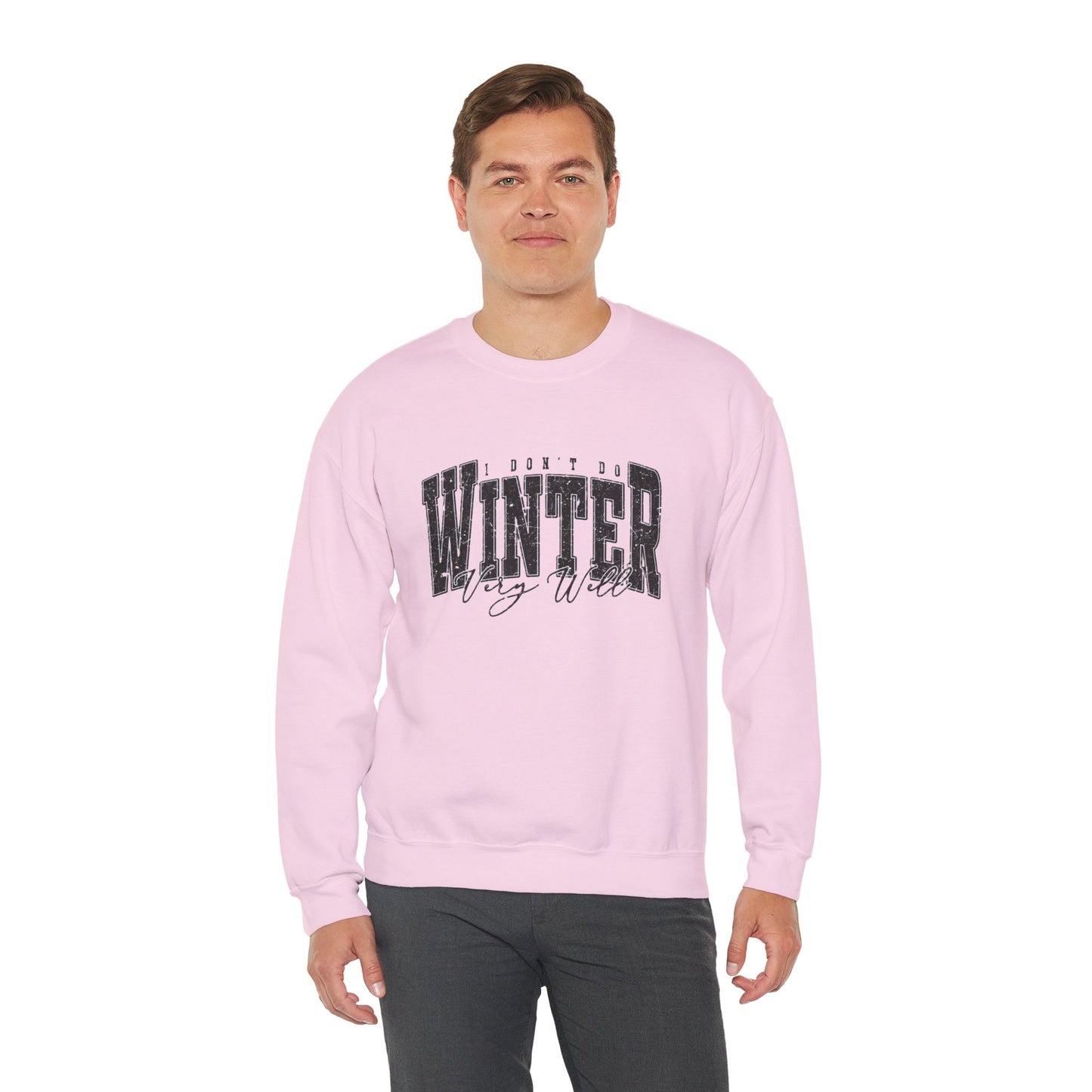 Winter Vibes Sweatshirt | Cozy Unisex Crewneck for Cold Days, Gift for Him/Her, Winter Fashion, Casual Comfort, Holiday Apparel