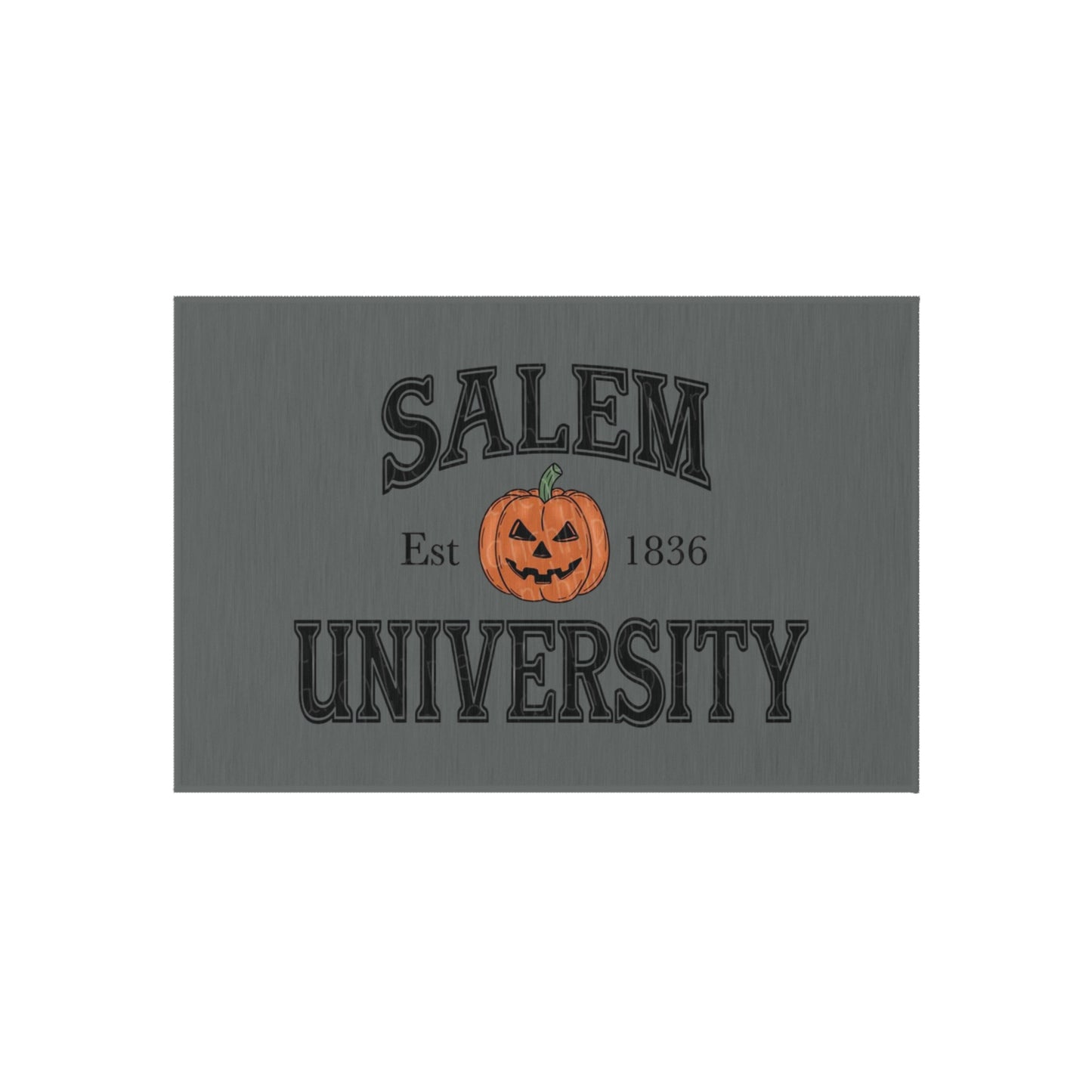 Halloween Outdoor Rug, Salem University Decor, Fall Entrance Mat, Pumpkin Welcome Mat, Outdoor Halloween Decoration