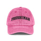 Vintage Embroidered Cap - Freshman 2023 Hat, Casual Summer Accessory, Trendy Gift for Students, College Essentials, Graduation Cap