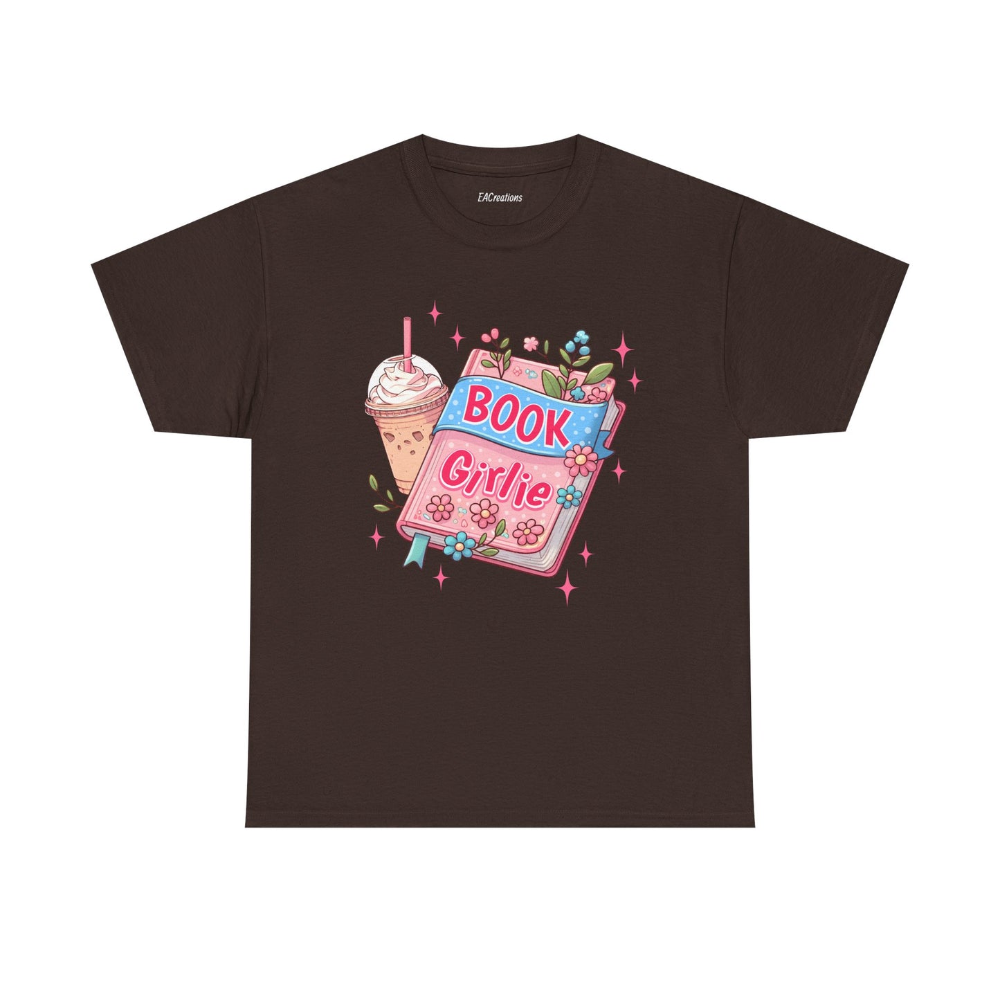 Cute Bookish Girlie Tee - Perfect for Readers, Gifts, Summer Fun, Book Club Shirts, Casual Wear
