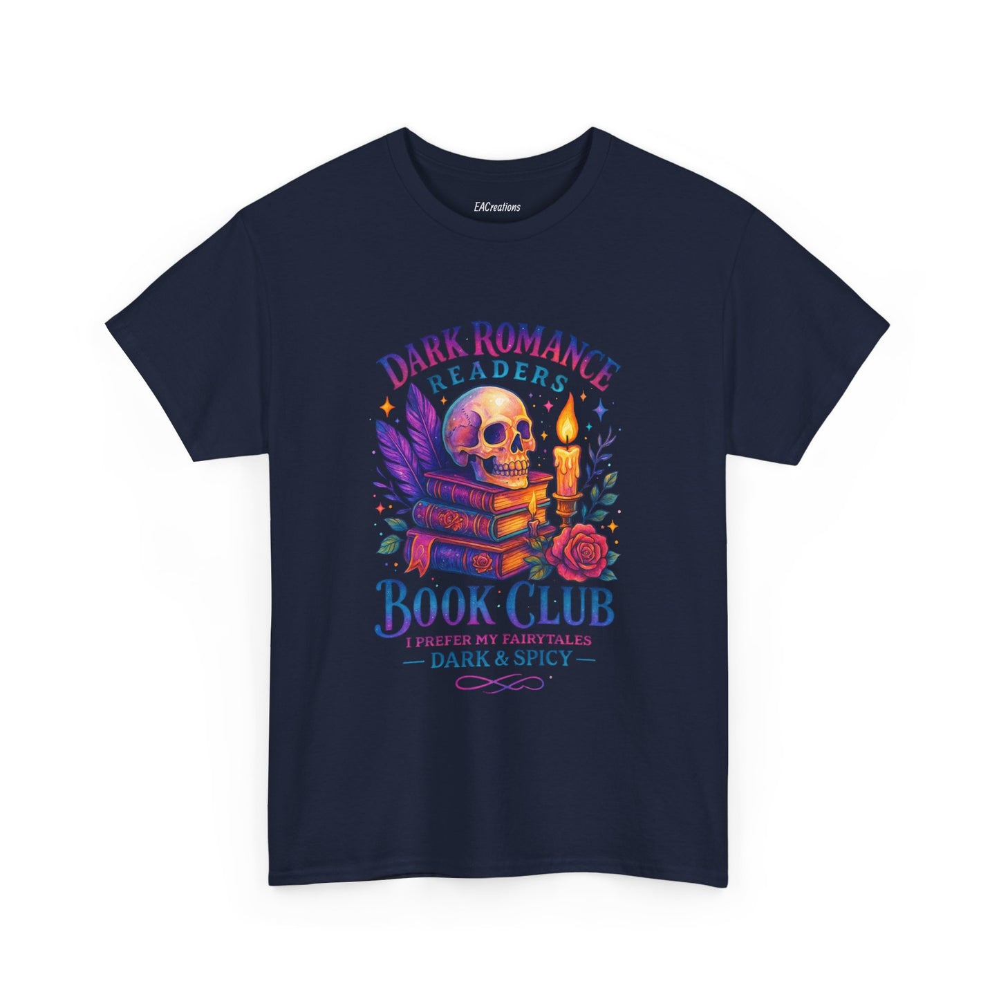 Dark Romance Book Club Tee, Unisex Cotton Graphic Tee, Ideal Gift for Readers, Cozy Bookworm Apparel, Great for Book Lovers, Nerdy T-Shirt
