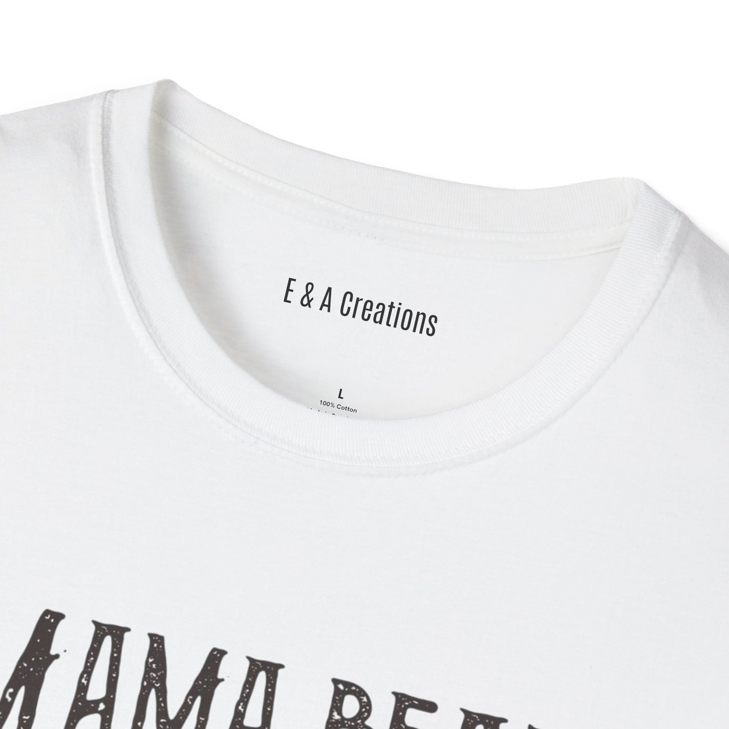 Floral Mama Bear T-Shirt, Cute Mom Gift, Women's Graphic Tees, Casual Wear, Mother's Day, Family Shirt, Nature Lover Tee