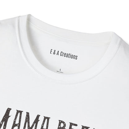 Floral Mama Bear T-Shirt, Cute Mom Gift, Women's Graphic Tees, Casual Wear, Mother's Day, Family Shirt, Nature Lover Tee