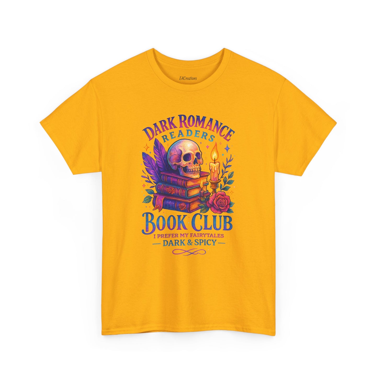 Dark Romance Book Club Tee, Unisex Cotton Graphic Tee, Ideal Gift for Readers, Cozy Bookworm Apparel, Great for Book Lovers, Nerdy T-Shirt
