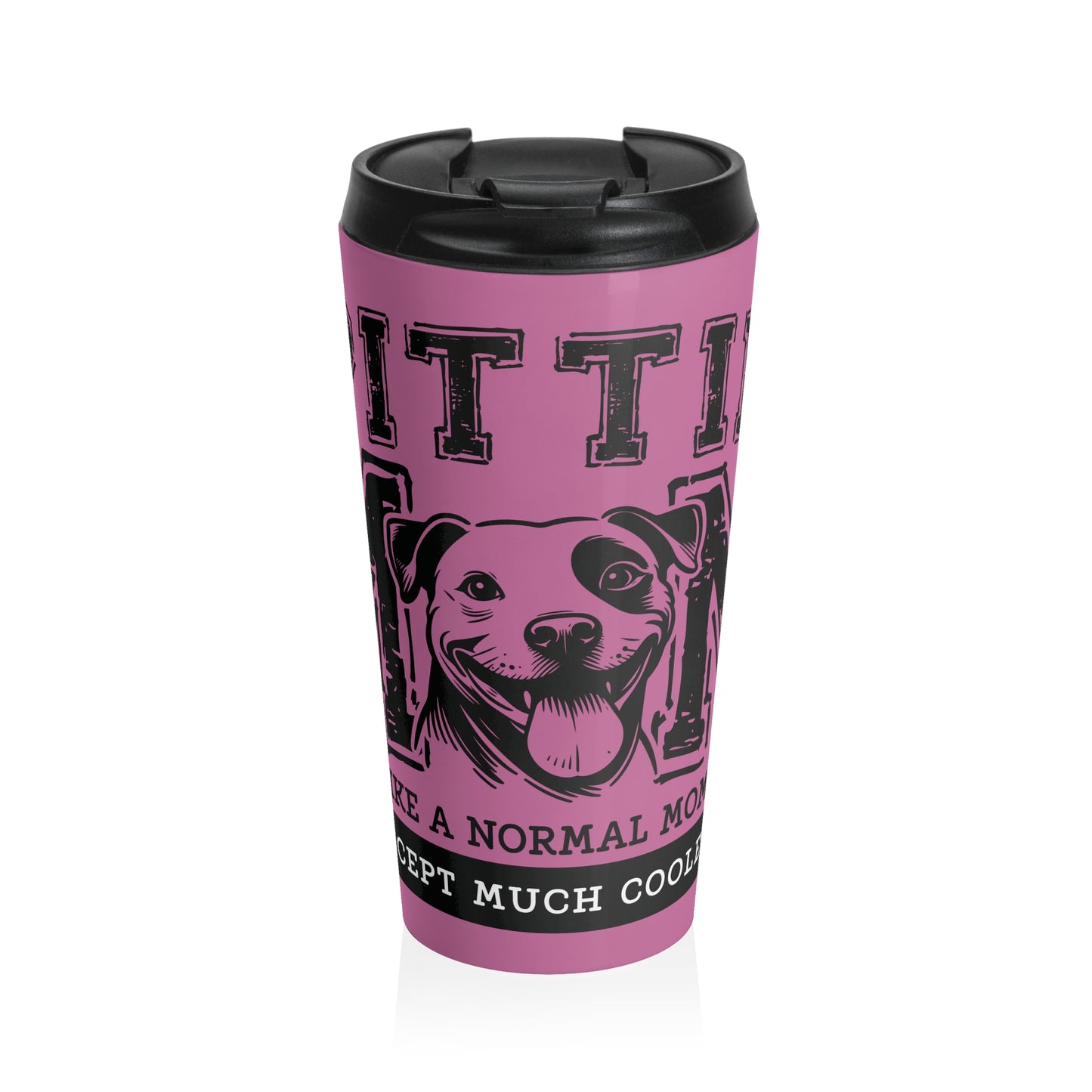 Stylish Pet Lover's Travel Mug, Funny Gift for Dog Owners, Unique Coffee Cup, Animal Lover's Travel Cup, Perfect for On-the-Go