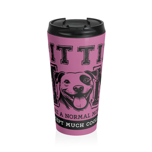 Stylish Pet Lover's Travel Mug, Funny Gift for Dog Owners, Unique Coffee Cup, Animal Lover's Travel Cup, Perfect for On-the-Go