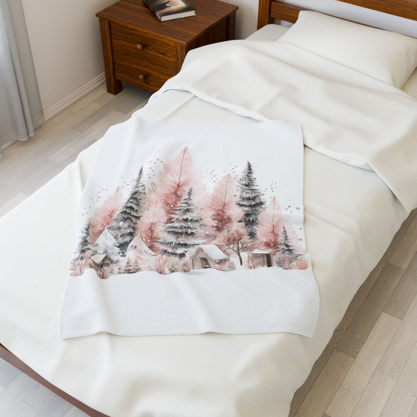 Winter Wonderland Velveteen Plush Blanket | Cozy Throw for Home Decor, Gift for Holidays, Snuggle Up in Style, Soft Blanket for Kids, [...]