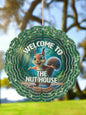Welcome to the nuthouse 8" wind spinner