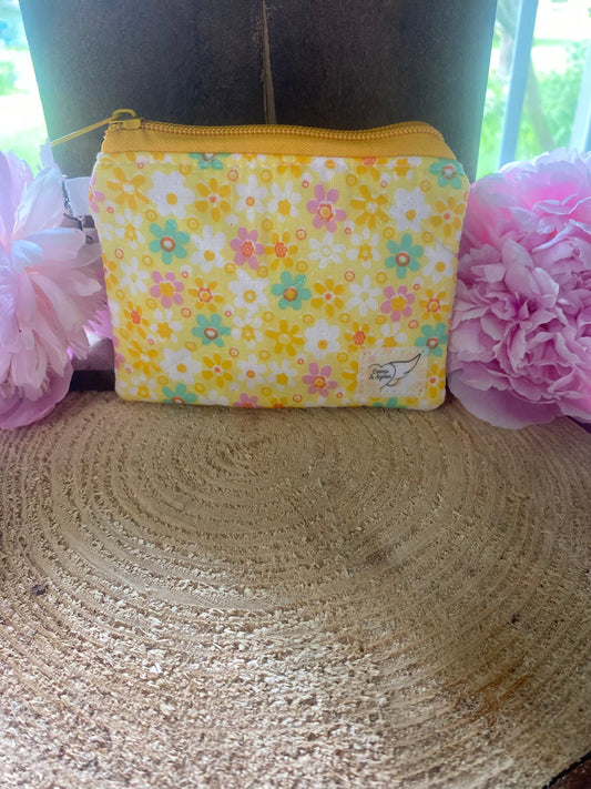 Yellow with Pink & White Flowers (Limited Edition fabric)