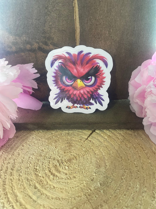Pink Grumpies Sticker