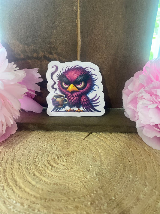 Purple Grumpies sticker
