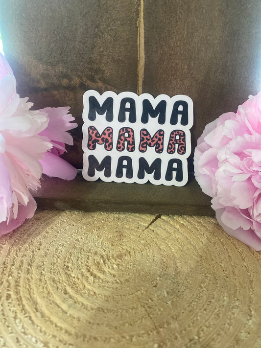 Mama Leopard sticker