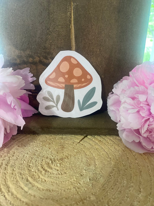 Mushroom sticker