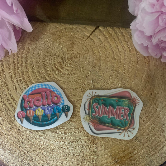 Hello Summer sticker set