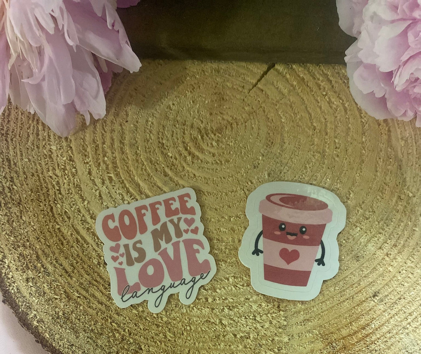 Coffee is my love language sticker set