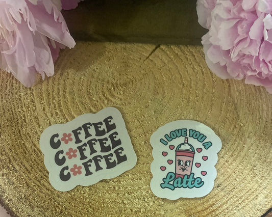 I love you Latte sticker set