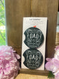World's Best Dad Car Coaster set