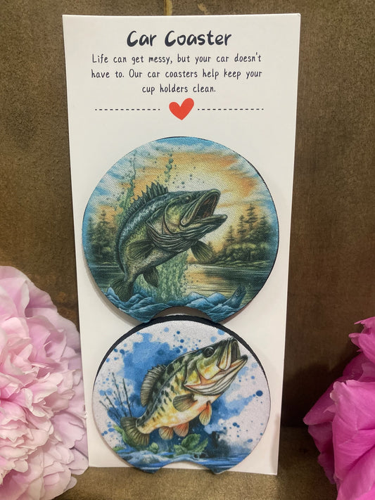 Fishing Car Coaster set
