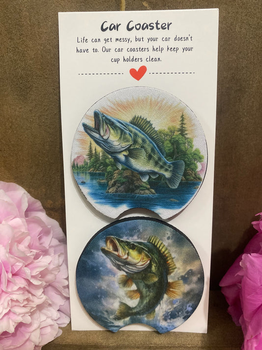 Fishing Car Coaster set