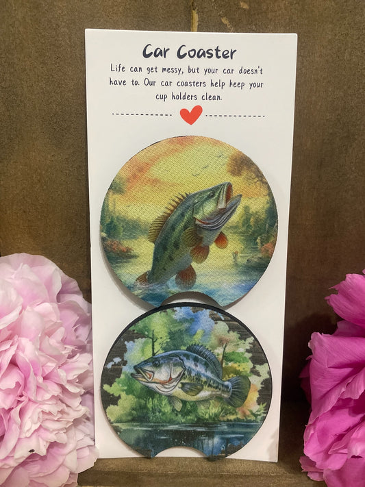 Fishing Car Coaster set