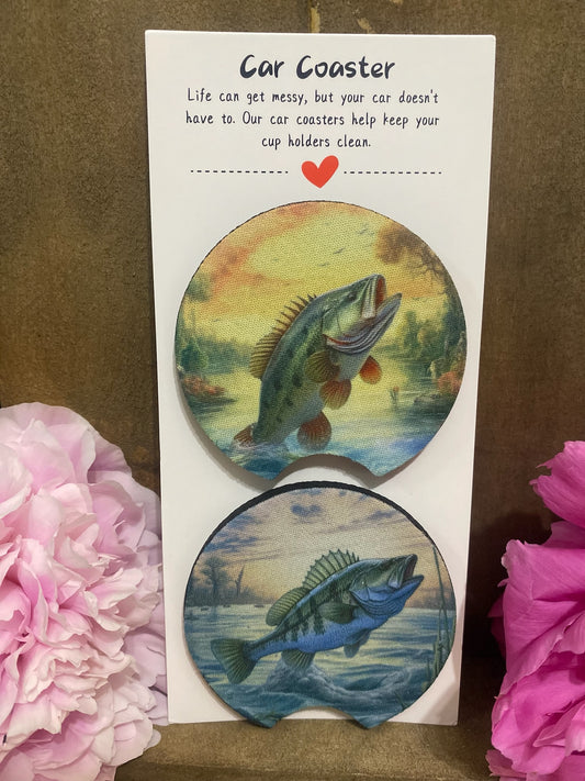 Fishing Car Coaster set