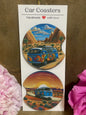 Hippie Van Car Coaster set