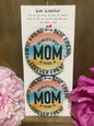 World's Best Mom Ever Car Coaster set