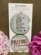 She is.../ Praying Mama Car Coaster set