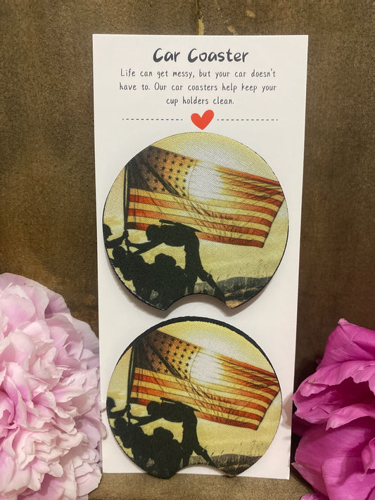 America Rising Car Coaster set
