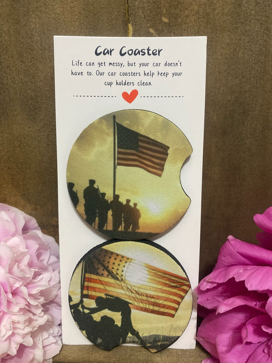 Honor America Car Coaster set