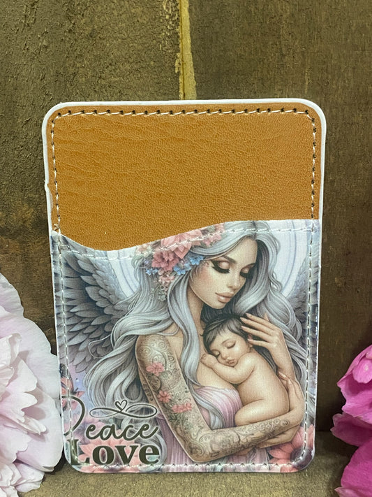 Peace Love Phone Card Wallet
