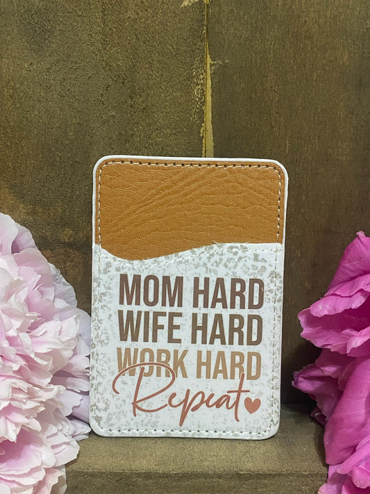 Mom Hard Phone Card Wallet