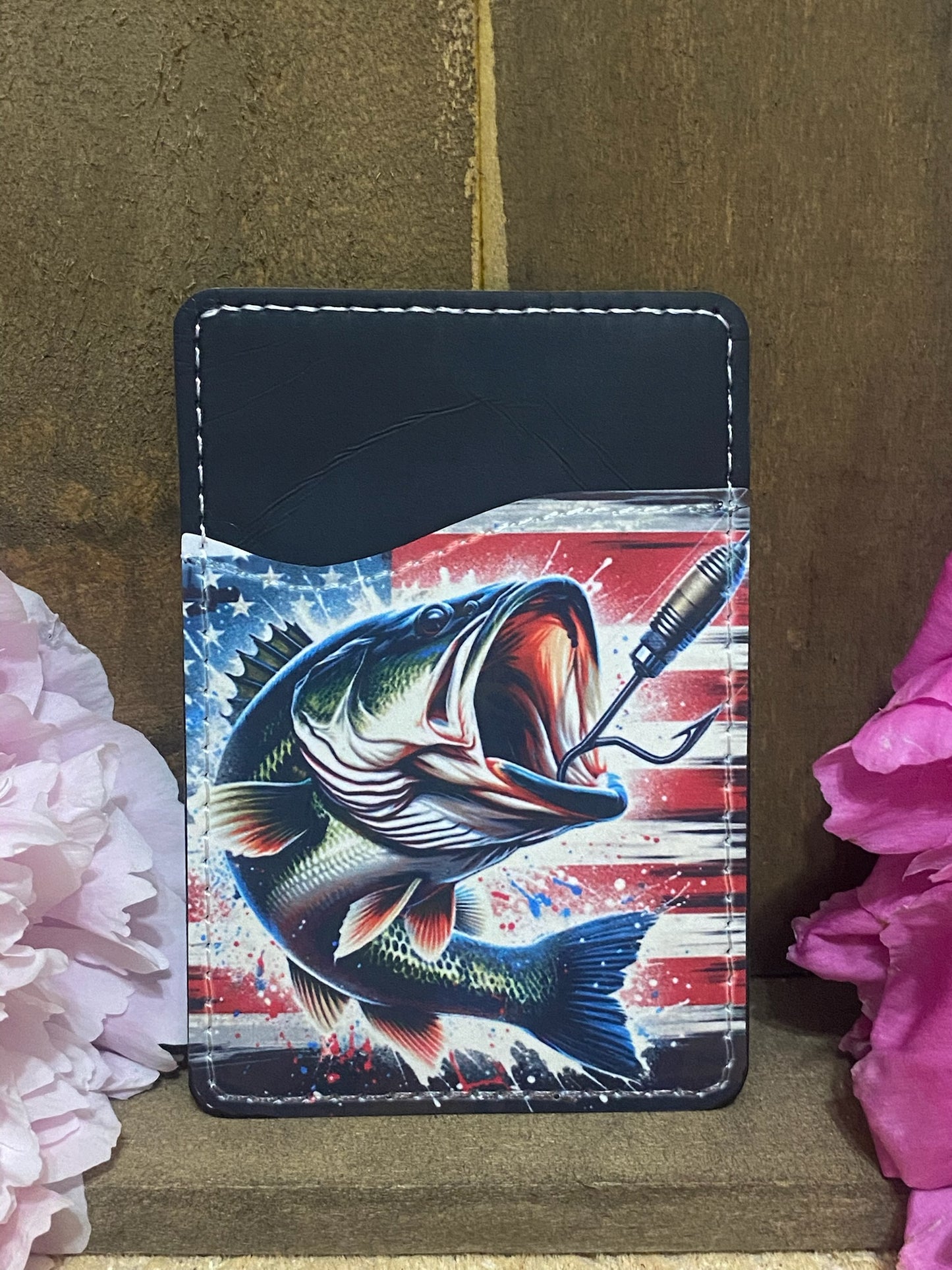 All American Fishing Phone Card Wallet