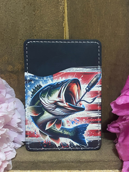 All American Fishing Phone Card Wallet