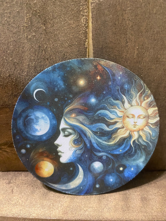 Celestial Woman 4 inch Coaster set