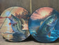 Fishing at Sunset 4 inch coaster set