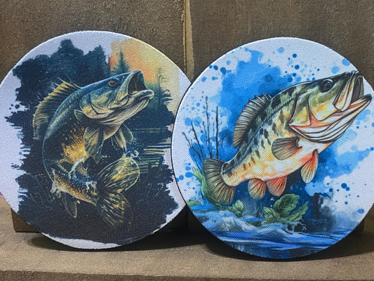 Fishing 4 inch Coaster set