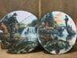 Fishing 3.75 inch coaster set