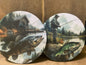 Fishing 3.75 in coaster set