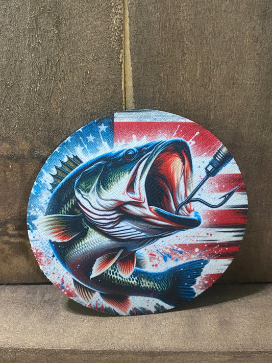 American fishing 3.75 in coaster set
