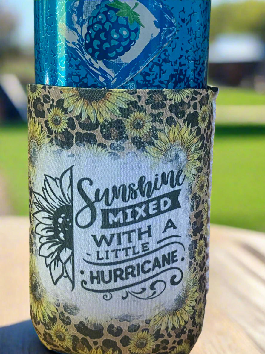 Sunshine mixed with a little Hurricane 12 oz. can koozie