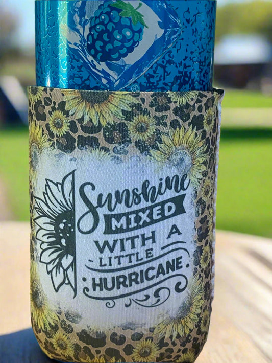 Sunshine mixed with a little Hurricane 12 oz. can koozie