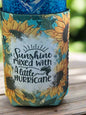 Sunshine mixed with a little hurricane 12oz. can koozie
