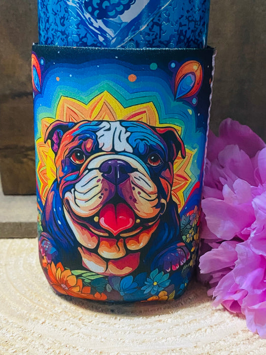 American Bulldog 12oz can koozie