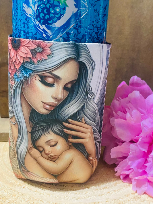 Woman & Child 12oz. can koozie