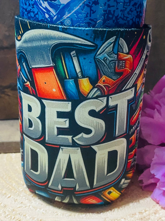 Best Dad tools 12oz.can koozie