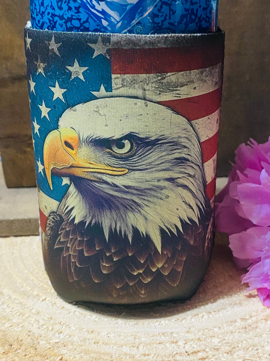 Eagle 12oz. can koozie