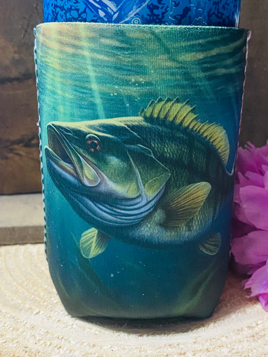 Fishing 12 oz. can koozie
